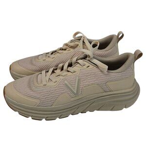 Vionic Walk Max Lace Up Sneakers, Comfort, Cream, Size 9.5, Breathable, Walking